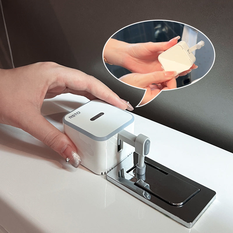 VIP-SLF-GY Automatic Toilet Flush Sensor Touchless Toilet Flush Kit Type-C Charging DIY Easy Installation
