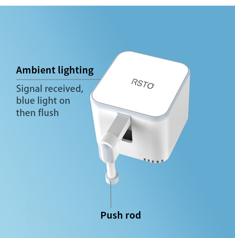 VIP-SLF-AN Toilet Assist Flush Button Press to flush DIY Installation