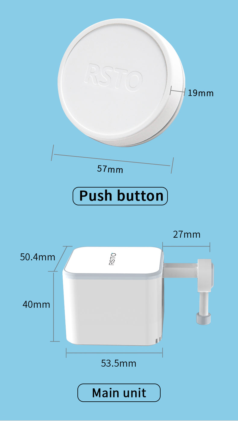VIP-SLF-AN Toilet Assist Flush Button Press to flush DIY Installation