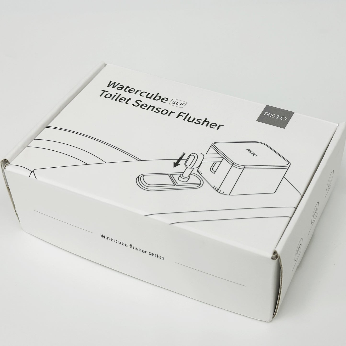 VIP-SLF-RT Automatic Toilet Flush Sensor Touchless Toilet Flush Kit Type C charging DIY easy install.