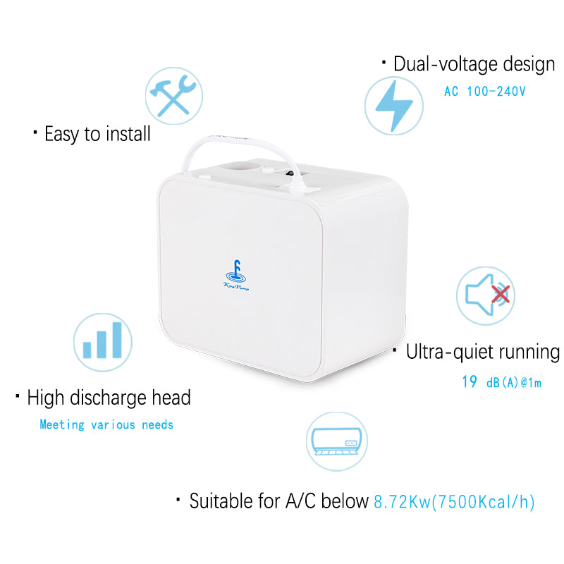 Kingpump Cube 10M Condensate Pump For Wall-mounted Air Conditioners